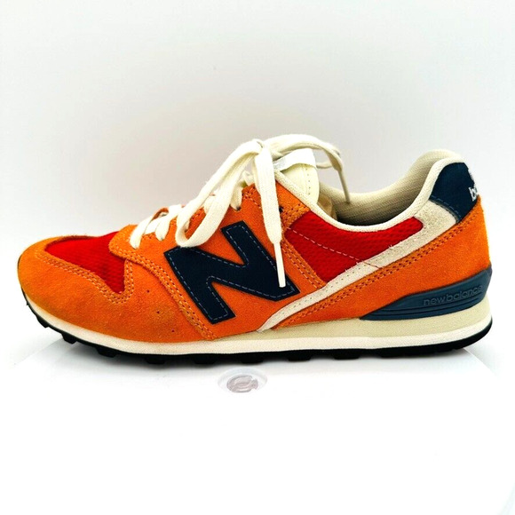 New Balance 996 Vintage Orange Suede Sneakers‎ Womens 6.5B Preppy Academia Retro - Picture 2 of 11